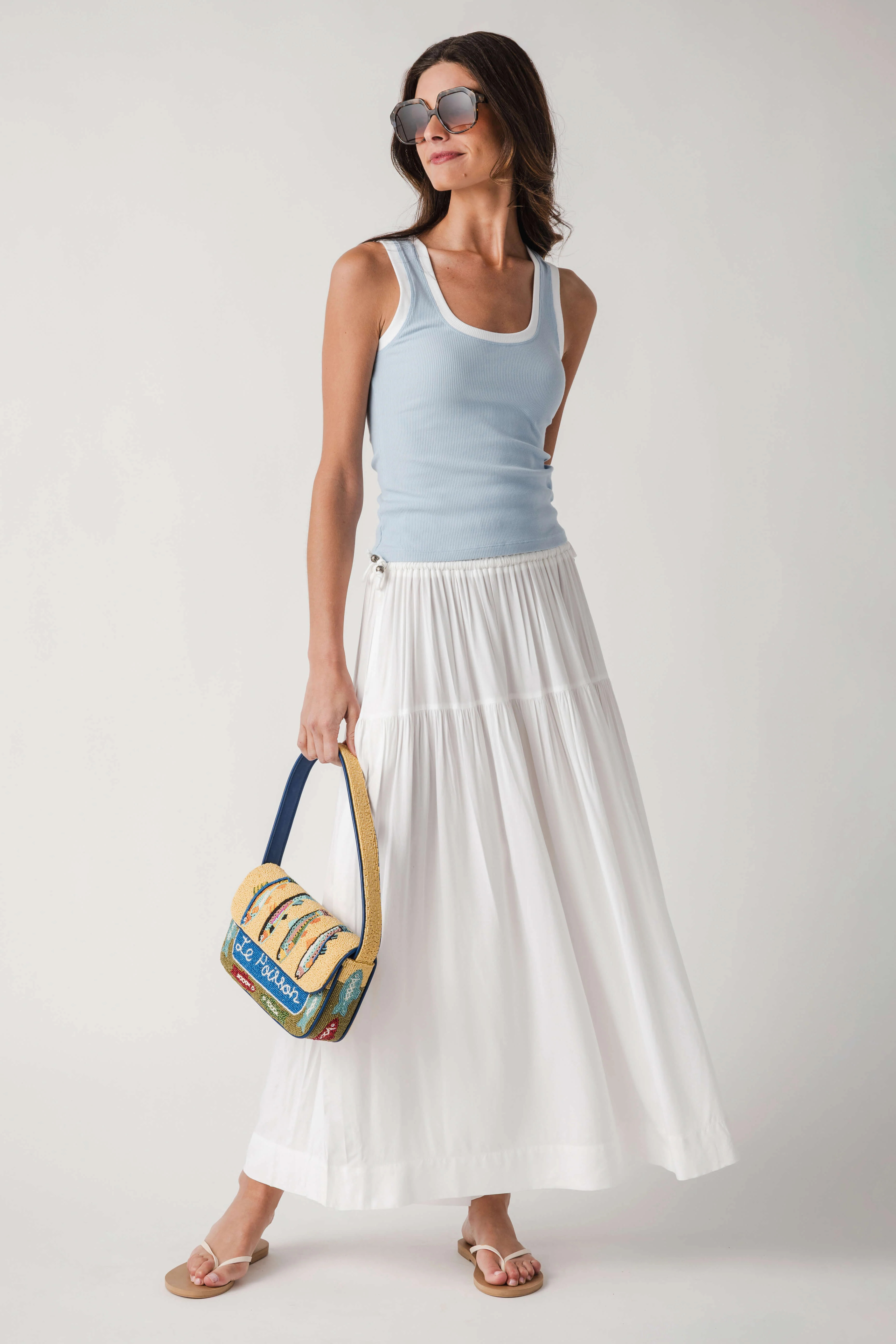 Z Supply Sirena Colorblocked Rib Tank | Social Threads