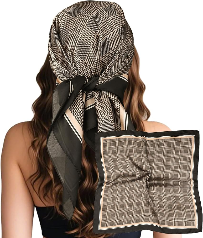 Sumolux Head Hair Scarf for Women Like Satin Silk Scarf Bandana | Amazon (US)