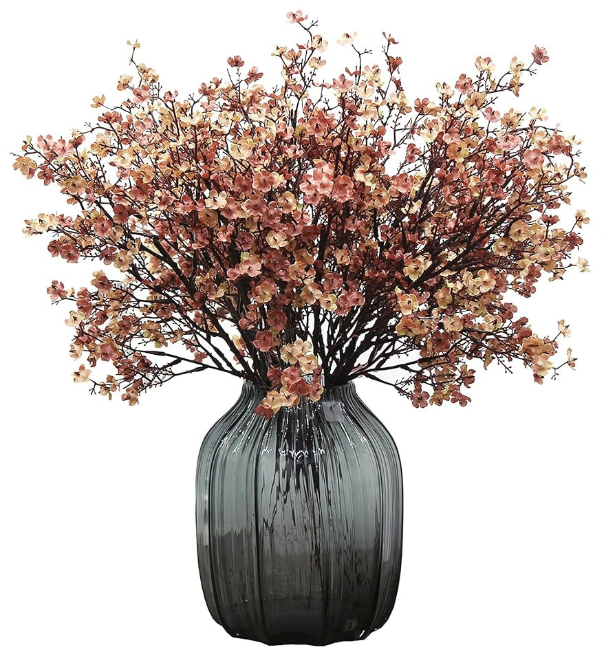 JAKY-Global Babys Breath Silk Artificial Flowers 6 Bundle European Fake Flowers Decor Wedding Par... | Amazon (US)