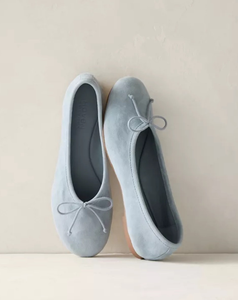 Powder blue ballet flats 🩰