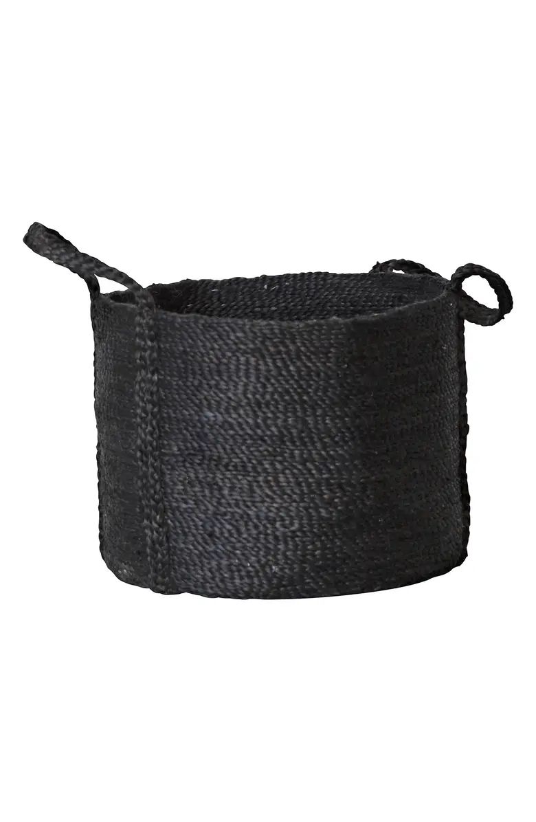 Round Jute Basket with Handles | Nordstrom