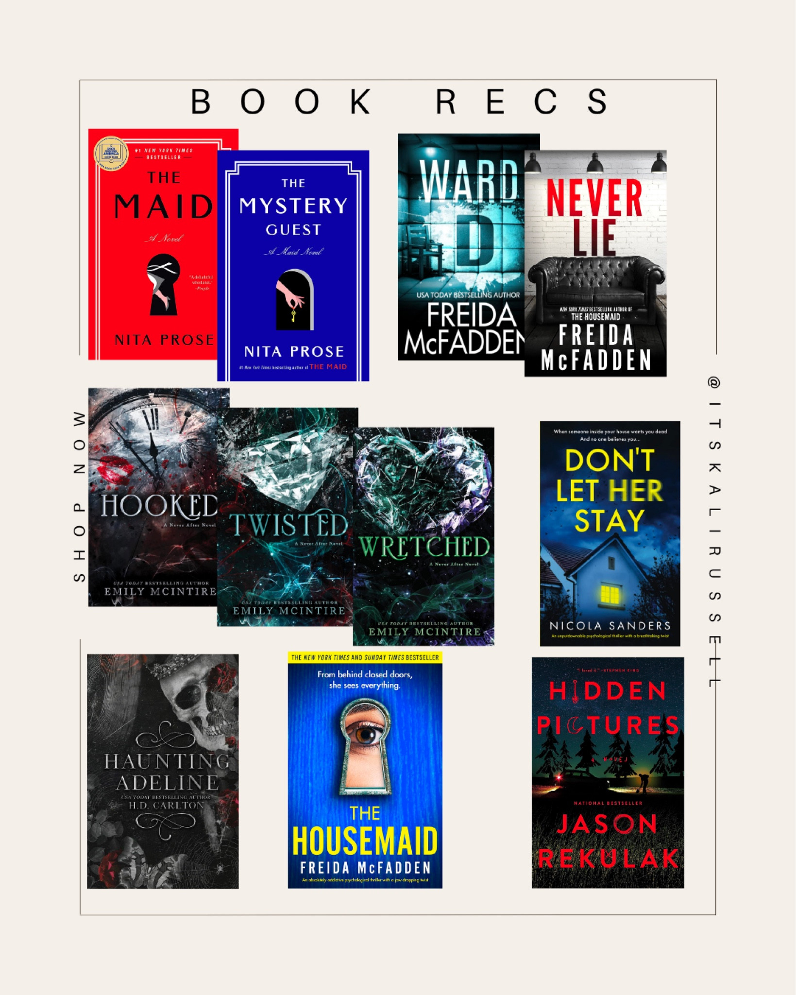 Psychological thrillers #bookrecs #reading 

#LTKGiftGuide #LTKU #LTKfindsunder50