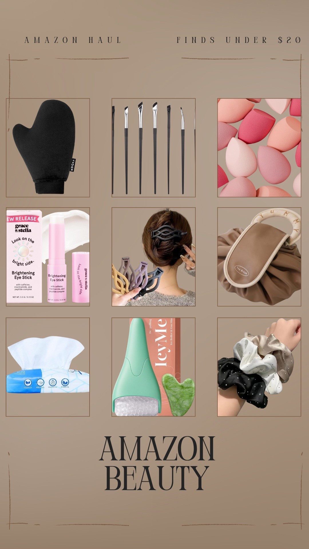 Amazon Haul 
Beauty steals 
@amazon #ad #founditonamazon

#LTKBeauty #LTKFindsUnder50 #LTKHoliday