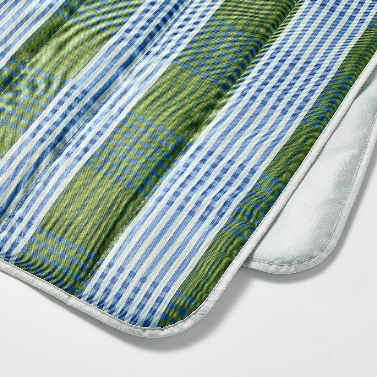Oversized Picnic Blanket Blue/Green Gingham - Hearth & Hand™ with Magnolia | Target