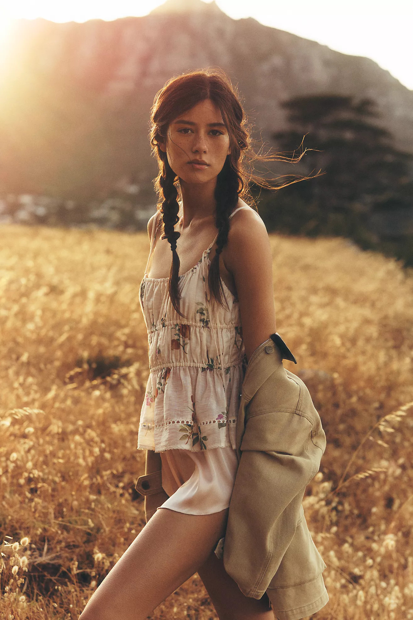 En Saison Tulsa Sleeveless Peplum Top | Anthropologie (US)