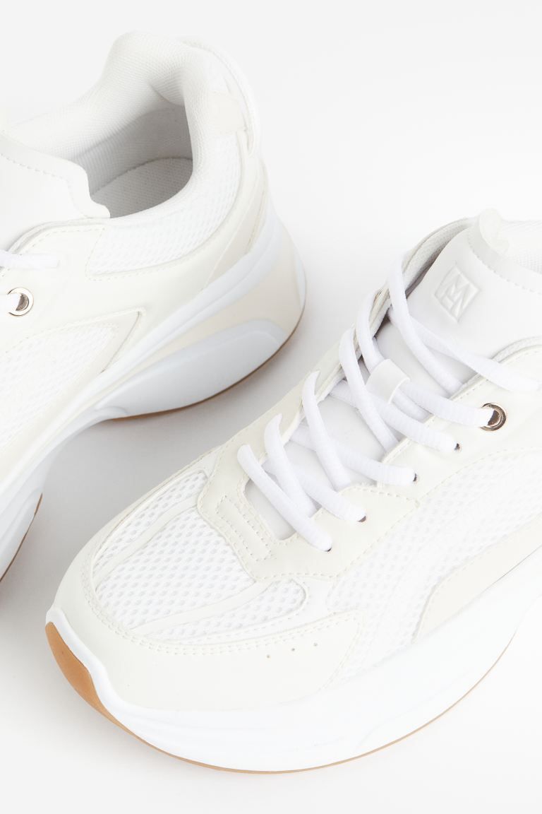 Chunky Sneakers - White - Ladies | H&M US | H&M (US + CA)