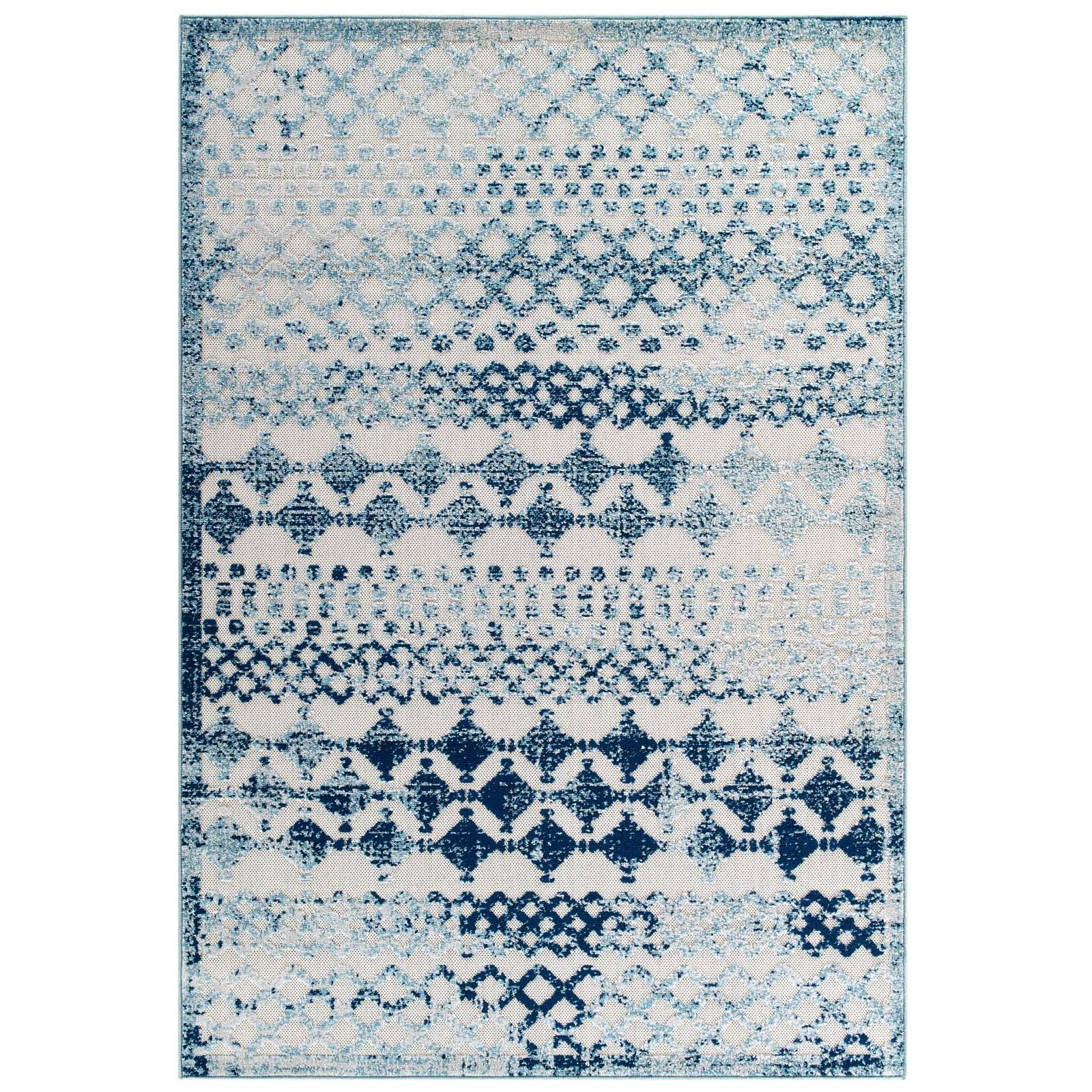 Modern Contemporary Living Lounge Room, Indoor and Outdoor Area Rug Runner Floor Carpet, Moroccan... | Walmart (US)