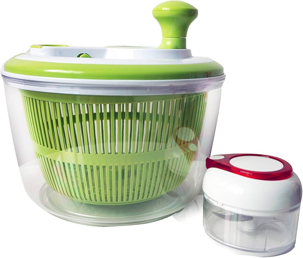 RTMAXCO Salad Spinner, 5L Fruits Vegetable Washer Dryer, Fruits and Vegetables Dryer, Lettuce Spi... | Amazon (US)