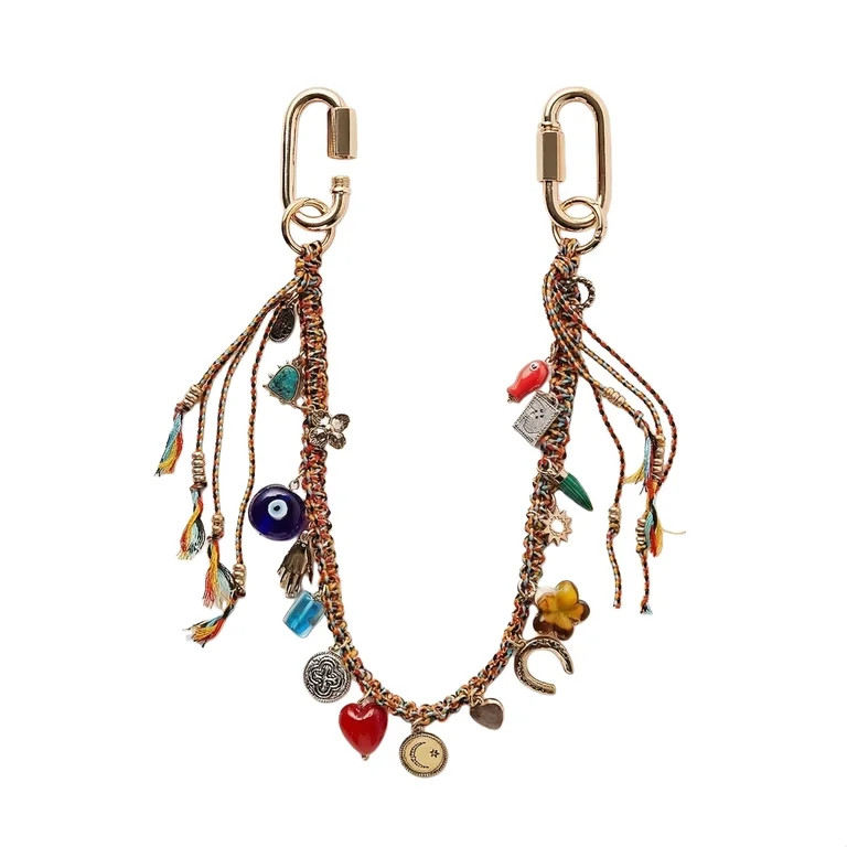 Beaded cord woven keychain bag charm, stylish wallet pendant, suitable for handbags, backpacks, a... | Walmart (US)