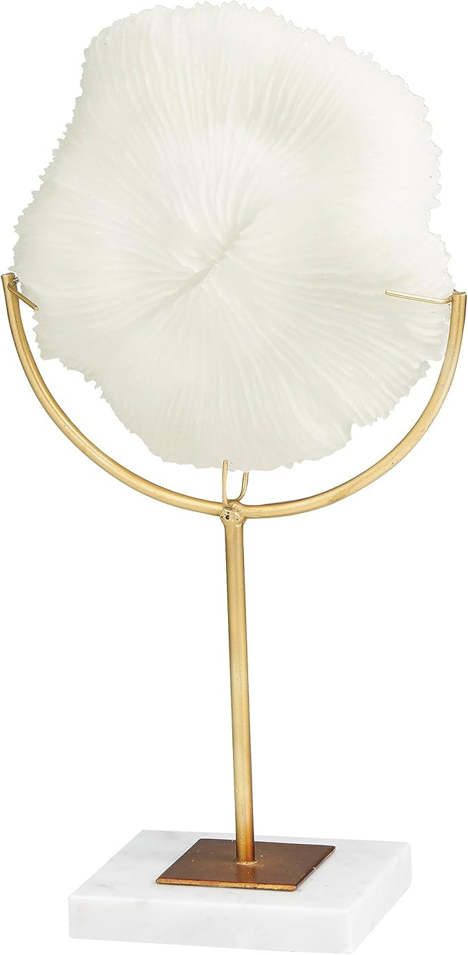 The Novogratz Polystone Coral Handmade Decorative Sculpture Home Decor Statue with Marble Base, A... | Amazon (US)