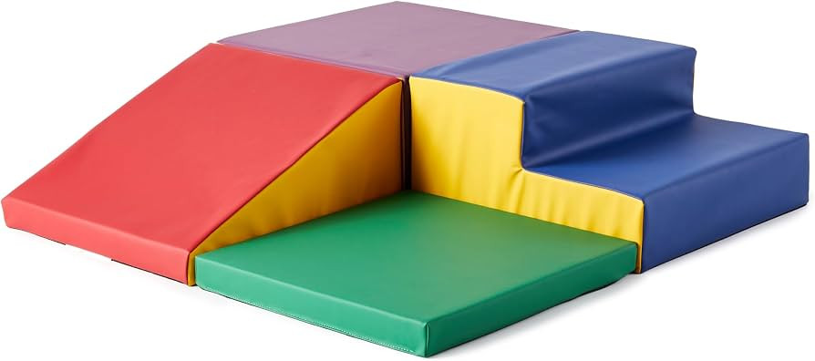 Amazon Basics Kids Soft Play Corner Climber, 4-Piece | Amazon (US)