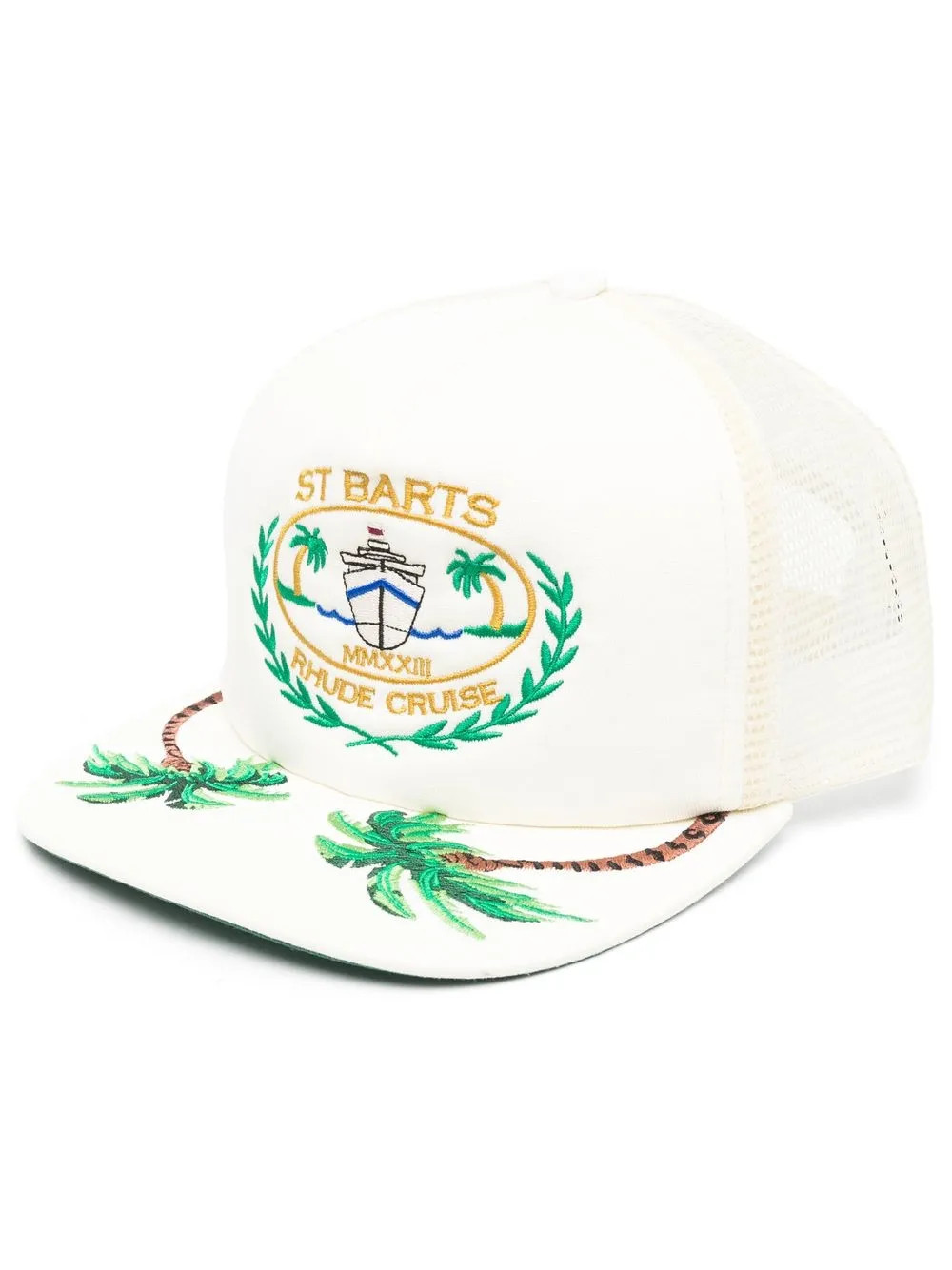 Rhude logo-patch Trucker Cap - Farfetch | Farfetch Global