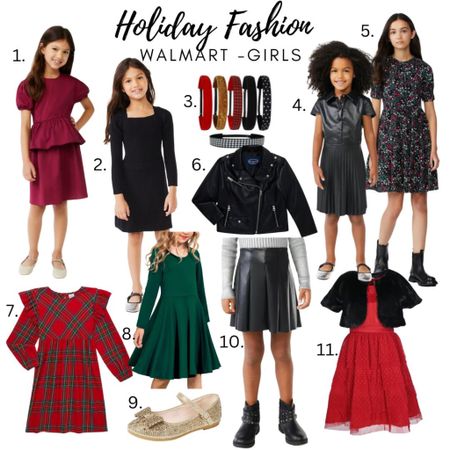 Walmart holiday fashion 
Girls fashion 

#LTKstyletip #LTKHoliday #LTKSeasonal