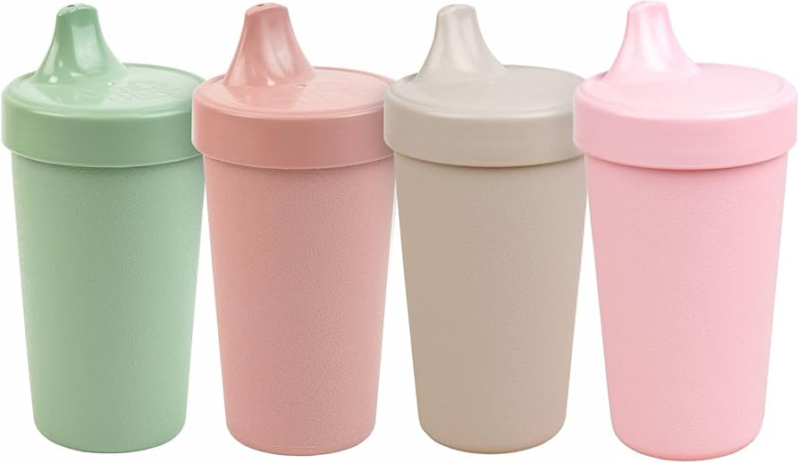 Re-Play Spill-Proof Sippy Cups for Toddlers - Kids Reusable 10 Oz Set of 4, Dishwasher & Microwav... | Amazon (US)