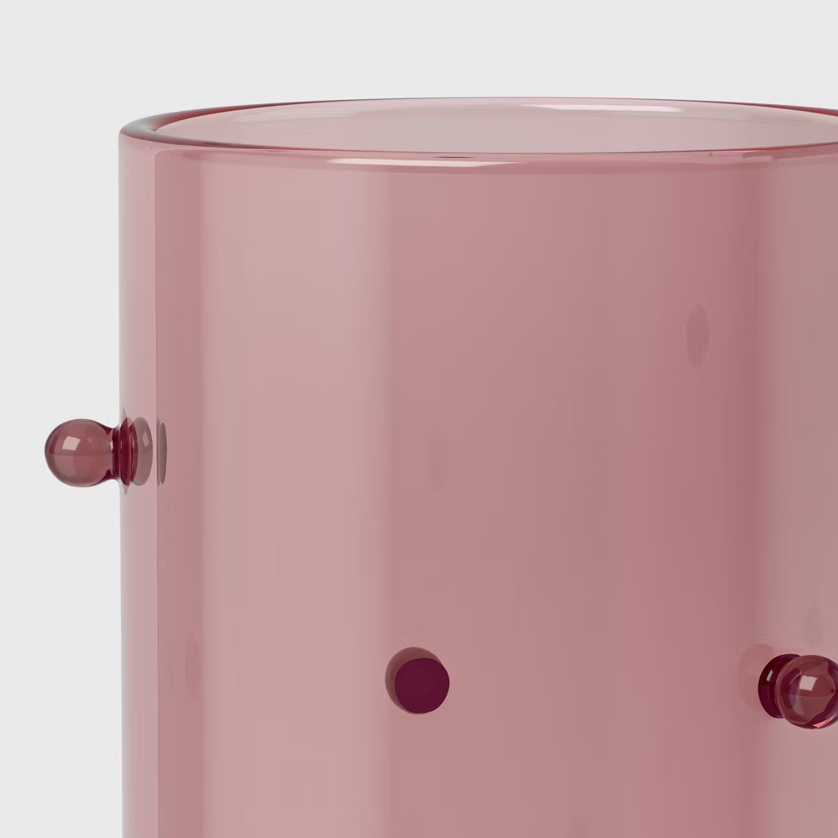 7.3 fl oz Champagne Glass Pink with Red Dots - Threshold™ | Target