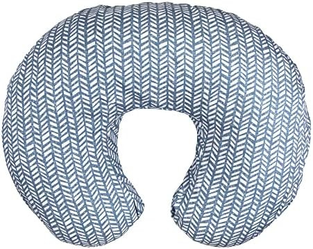 Boppy Nursing Pillow and Positioner—Original | Blue Herringbone | Breastfeeding, Bottle Feeding... | Amazon (US)