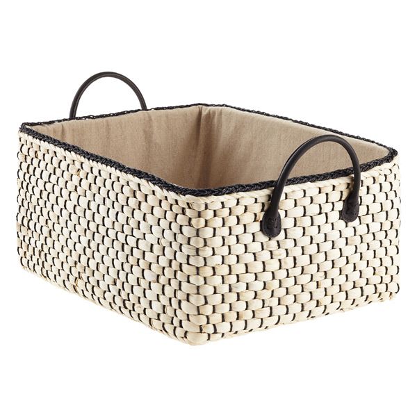 Woven Maize Loft Storage Bins with Handles | The Container Store