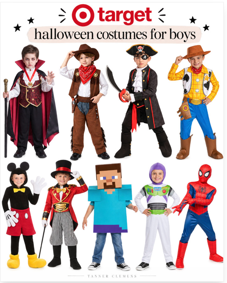 Looking for the perfect costume options for your boys? Target has you covered! They have hundreds of options and the price points are so reasonable! 

 #LTKSeasonal #LTKBaby #LTKKids
