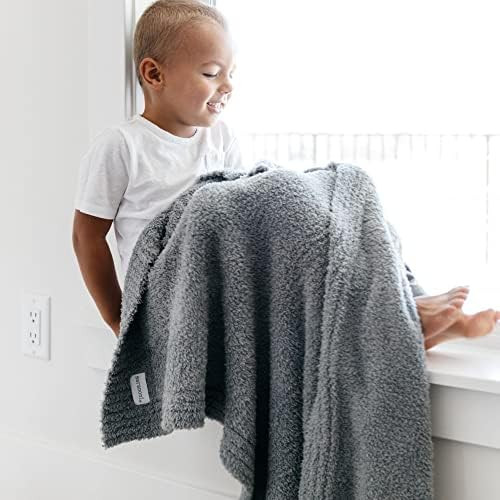 Saranoni Bamboni Luxury Bamboo 40" x 60" Blanket for Kids and Teens (Gray) | Amazon (US)