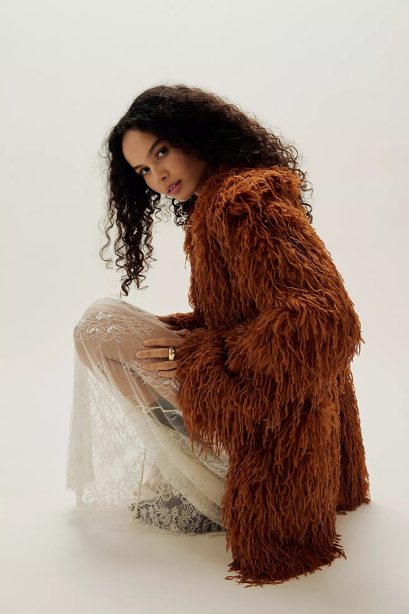 Fluttering Heart Faux Fur Jacket | Free People (Global - UK&FR Excluded)