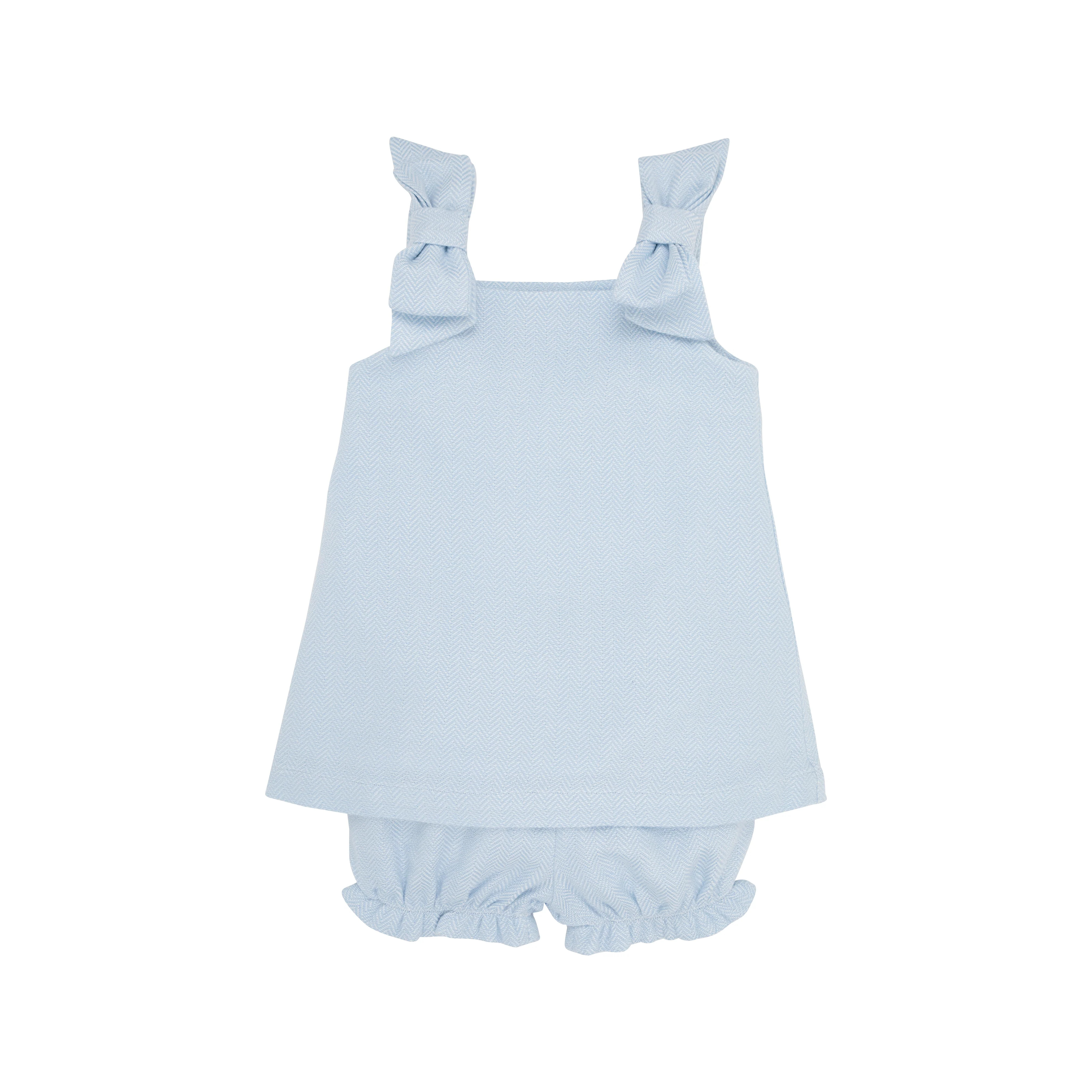 Jillian Jumper Set - Beale Street Blue Herringbone | The Beaufort Bonnet Company