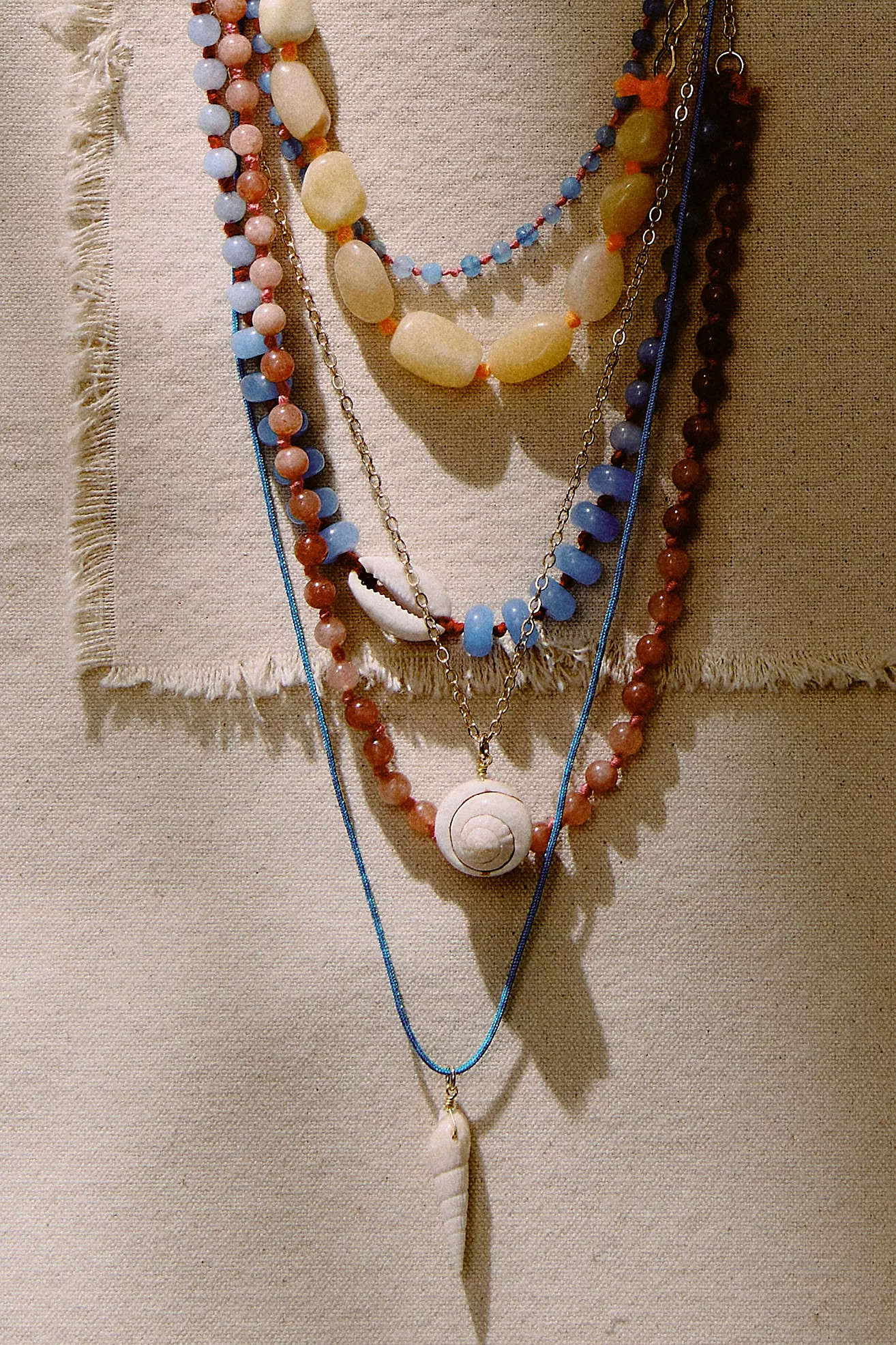 Hailee Semiprecious Beaded Necklace | Free People (Global - UK&FR Excluded)