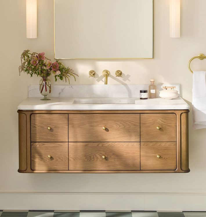 Esme Single Vanity, 48" | Rejuvenation