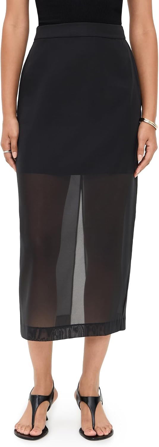 LE BOP Women's Olivia Organza Midi Skirt | Amazon (US)