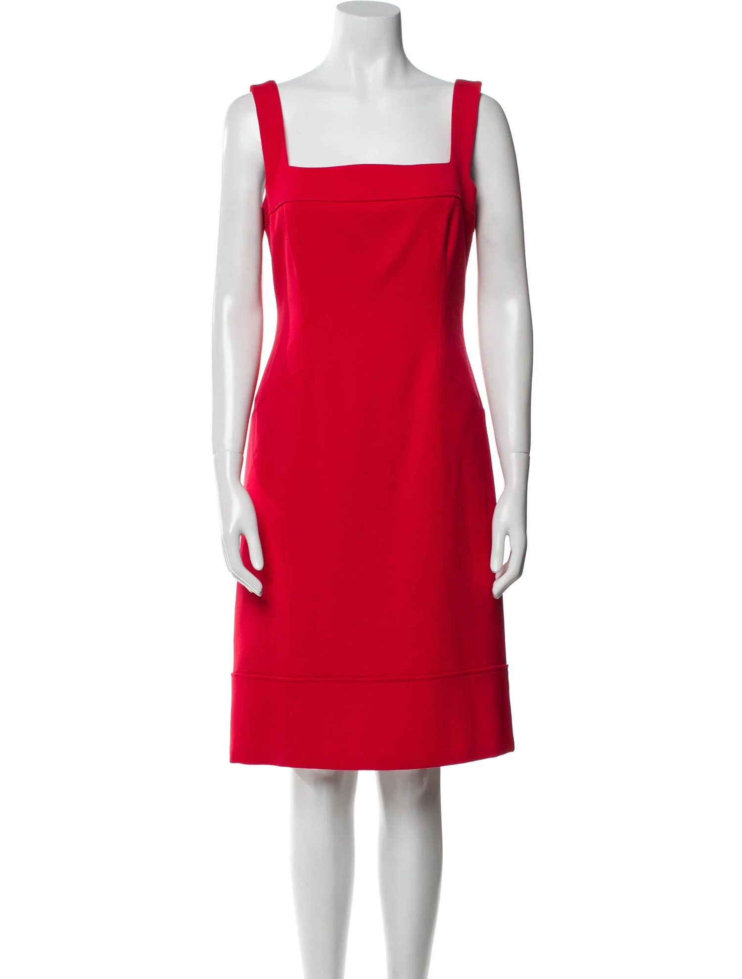 Virgin Wool Knee-Length Dress | The RealReal