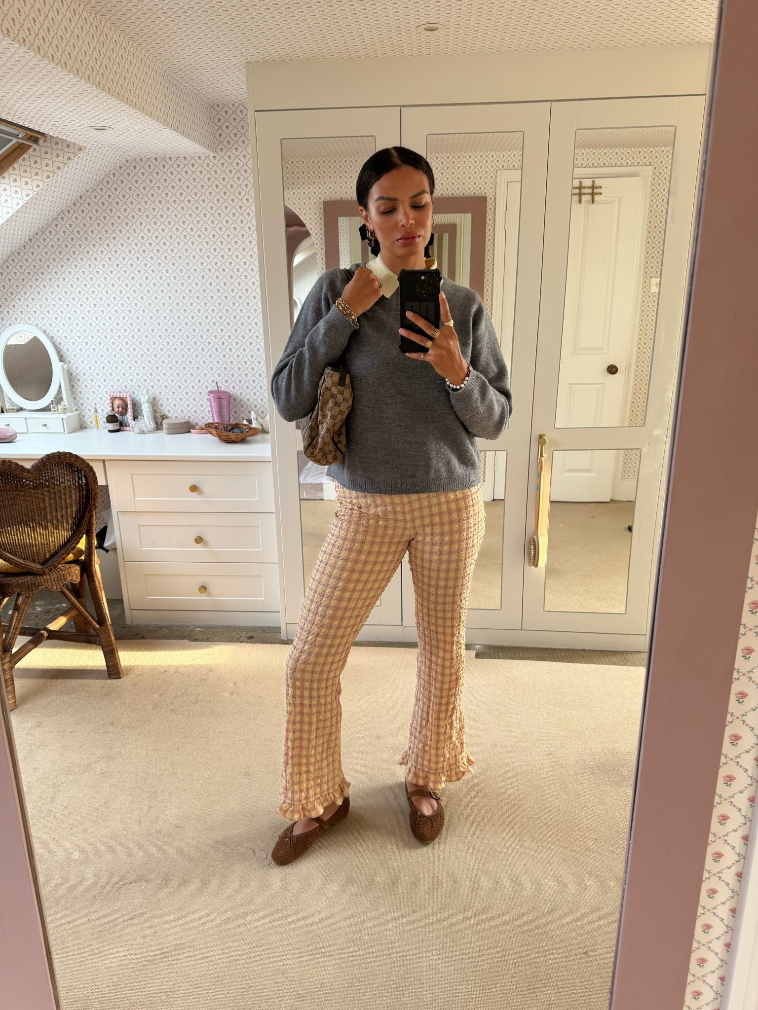 New autumn frilly trousers 💛🧡🩷

#LTKuk #LTKworkwear #LTKautumn