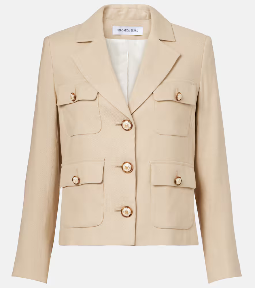Veronica Beard Schuyler linen-blend blazer | Mytheresa (US/CA)