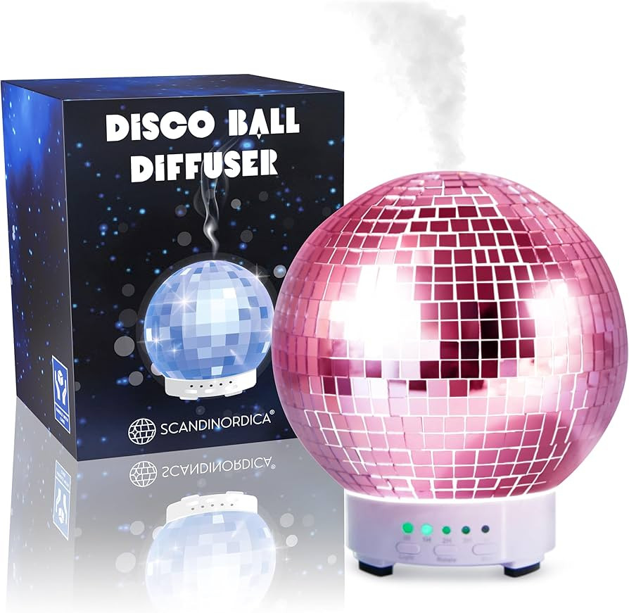 Disco Ball Diffuser Rotating - Essential Oil Diffuser with Whisper Quiet Operation, Cool Disco Pa... | Amazon (US)