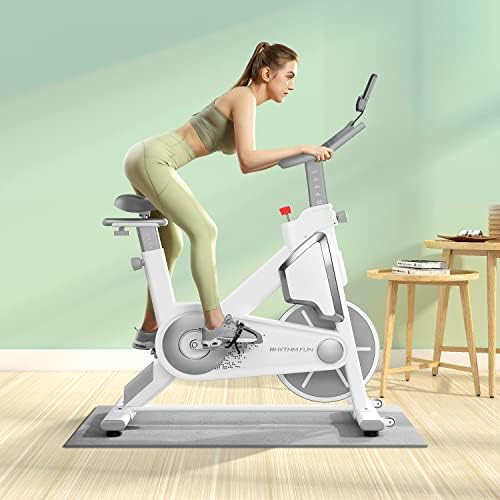 RHYTHM FUN Exercise Bike Stationary Bike Indoor Cycling Bike with Comfortable Seat Cushion,Heavy Fly | Amazon (US)