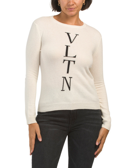 Long Sleeve Crew Neck Wool Blend Sweater | TJ Maxx