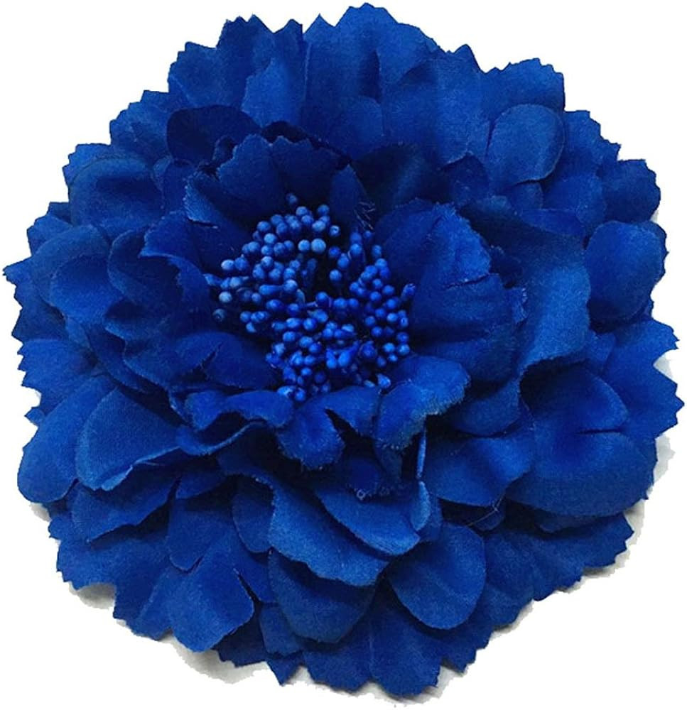 Floral Fall Peony Flower Hair Clip Flamenco Dancer Pin up Flower Brooch | Amazon (US)