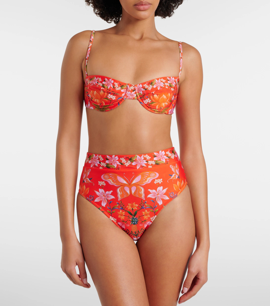 Printed high-rise bikini bottoms | Mytheresa (US/CA)