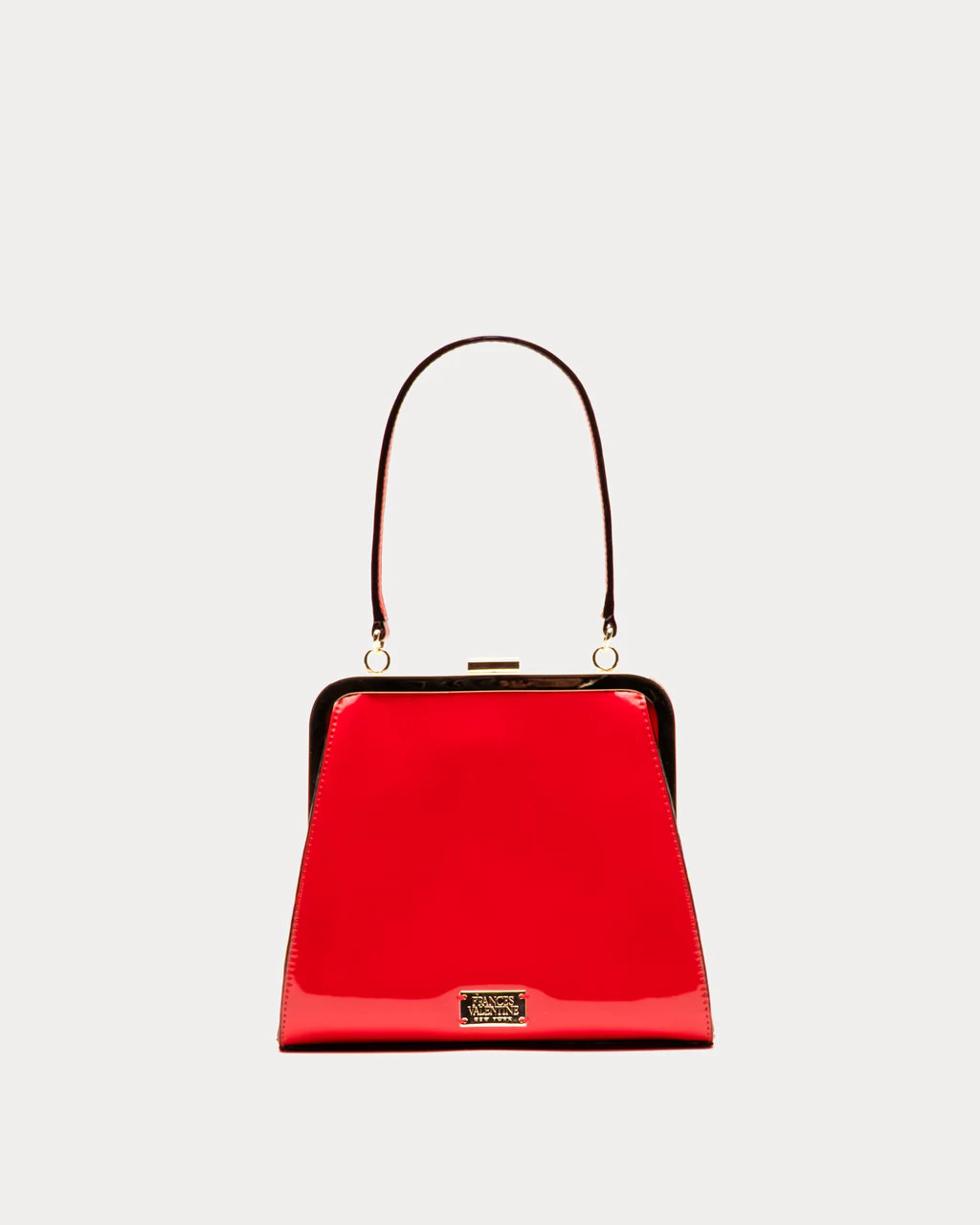 Lulu Frame Bag - Red | Frances Valentine