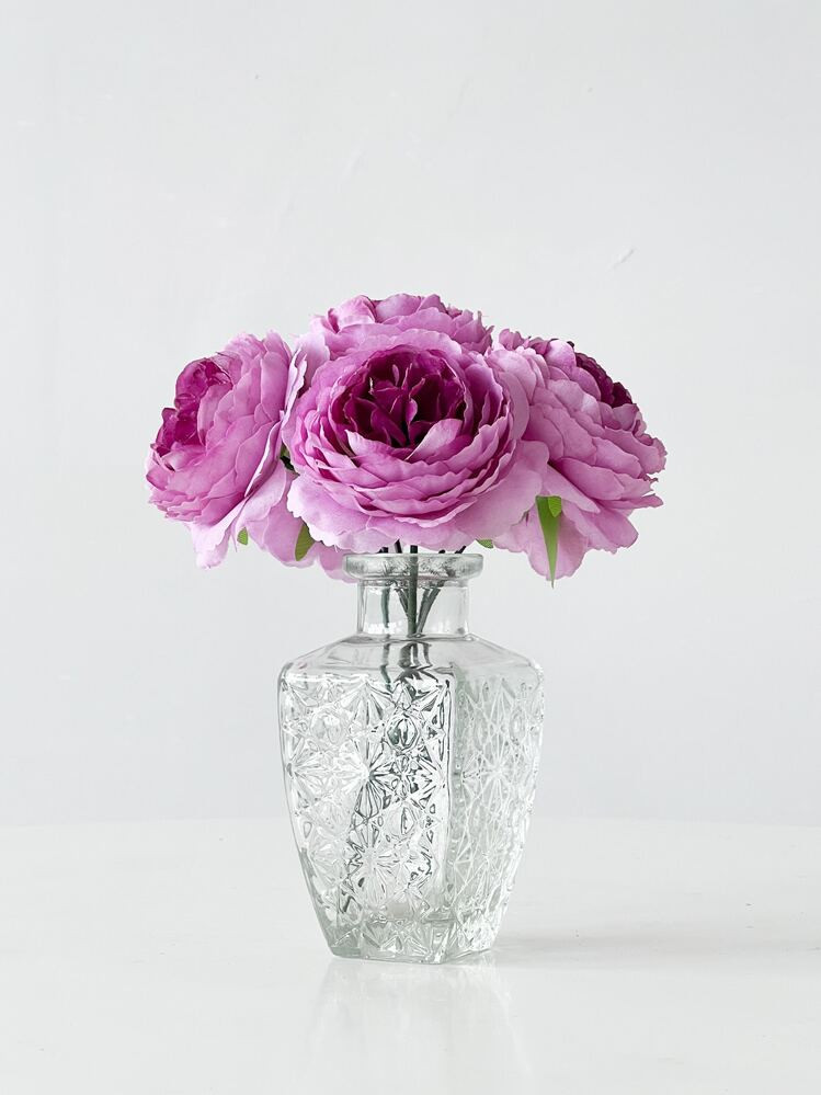 6/12/24pcs Artificial Peony Flowers Simulated Peony Flower Heads With Stems For Wedding Party Dec... | SHEIN