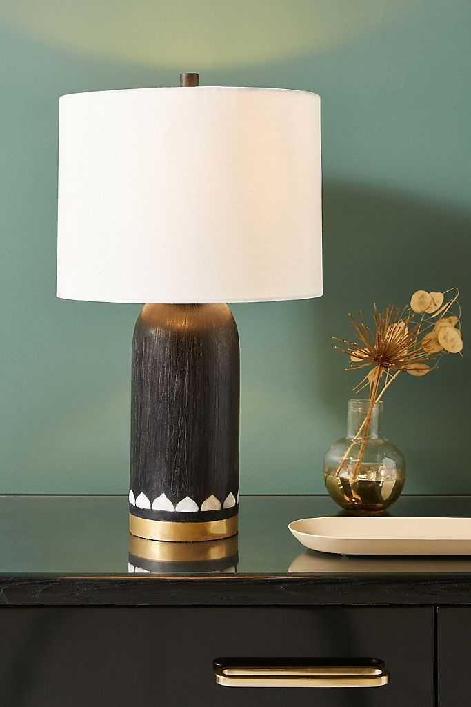 Livia Mother-of-Pearl Table Lamp | Anthropologie (US)