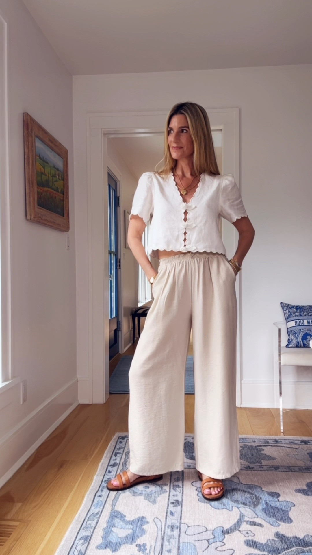 Love this version of Italian linen pants for summer ease. Come in 3 inseams. Also linking the shirt!

#LTKOver40 #LTKootd #LTKgrwm