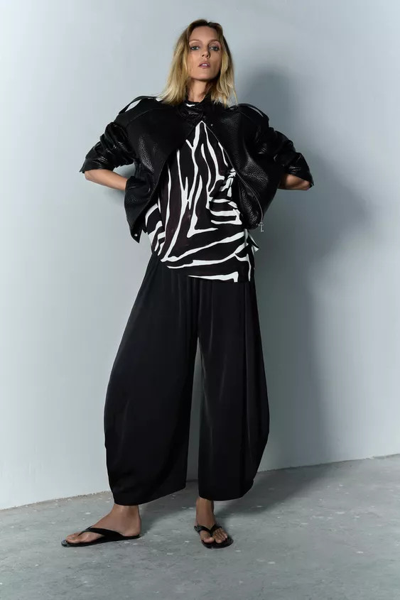 LEATHER BOMBER JACKET ZW COLLECTION LIMITED EDITION | Zara UK