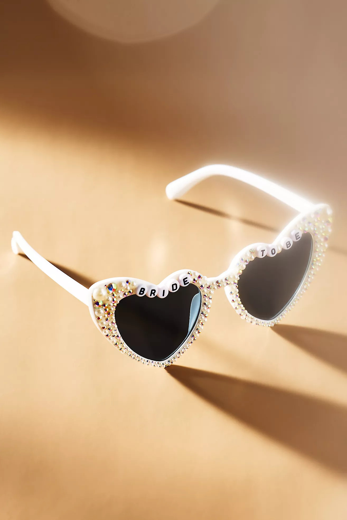 Untamed Petals Bride-To-Be Heart Sunglasses | Anthropologie (US)