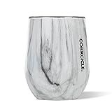 Corkcicle Luxe Collection 12 Oz Triple Insulated Stainless Steel Stemless Travel Cup with Lid & Sili | Amazon (US)