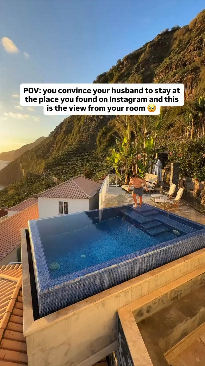 When I was looking for where to stay in Madeira for our little surprise anniversary trip, I was struggling on deciding where to stay, I found a review of this place on social media and had to convince Stephen to stay here because it was up the side of a cliff 😂

So I decided to book it on a limb and I was absolutely blown away with how beautiful it was 😍 I will say we had to walk up 100 stairs just to get to our room, but that is typical in Europe so be wary of how much luggage you bring 😂

If you are looking for a beautiful place to visit, check it out 🏨

#LTKTravel