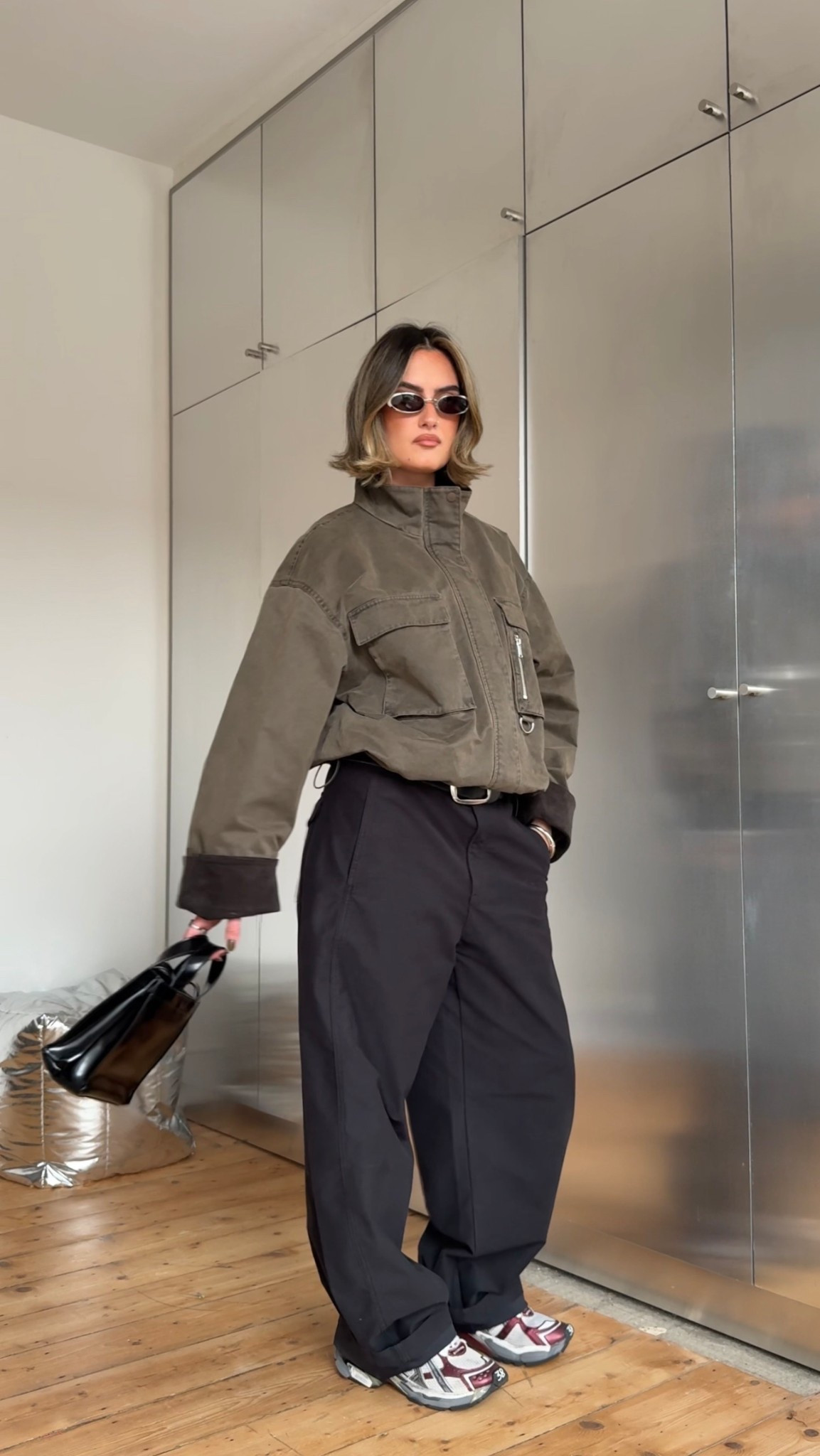 Utility jacket, funnel neck jacket, Uniqlo barrel leg, M&S

#LTKuk #LTKwinter #LTKspring