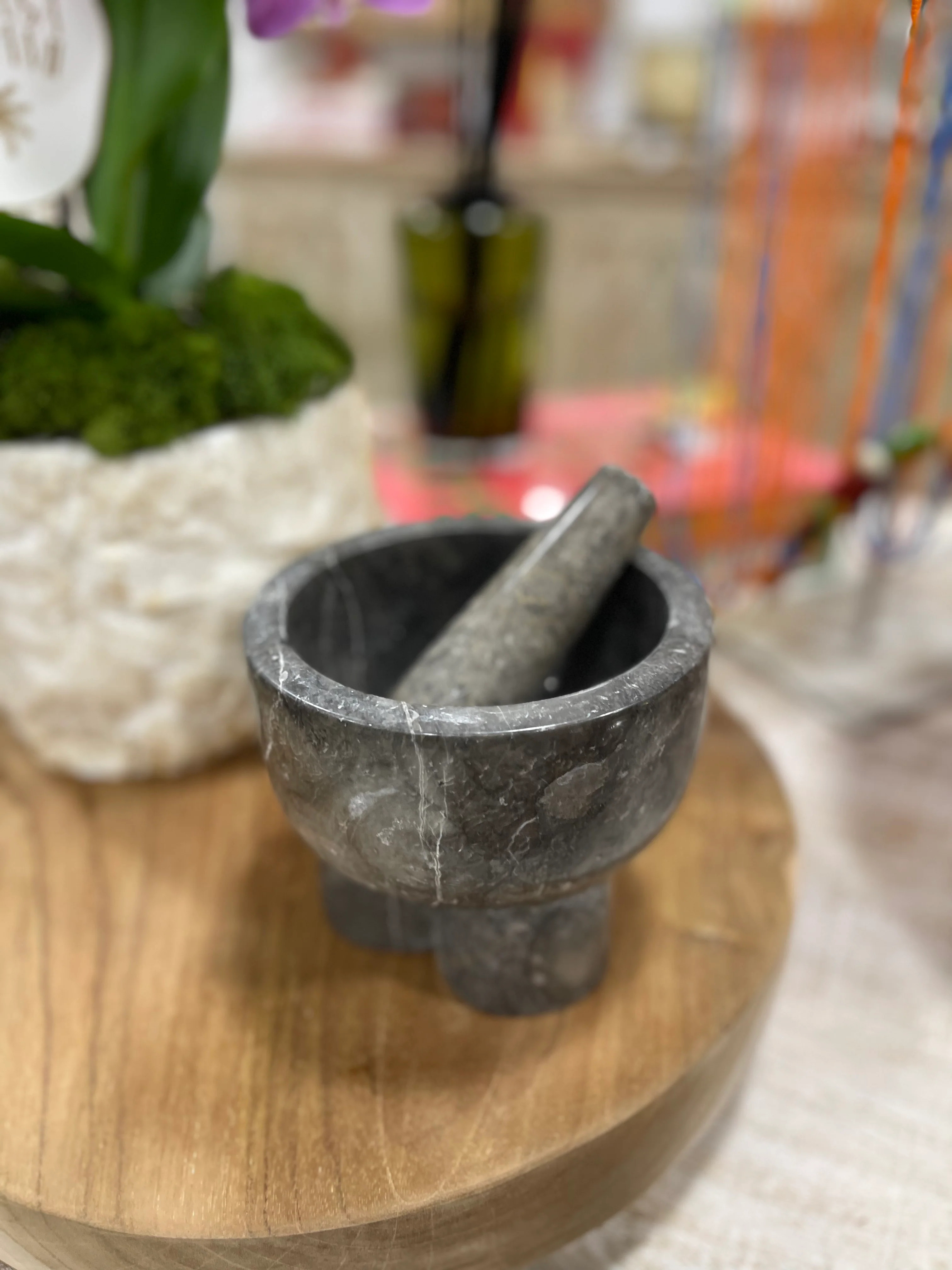 Grey Marble Mortar and Pestle | Prinzzesa, LLC.