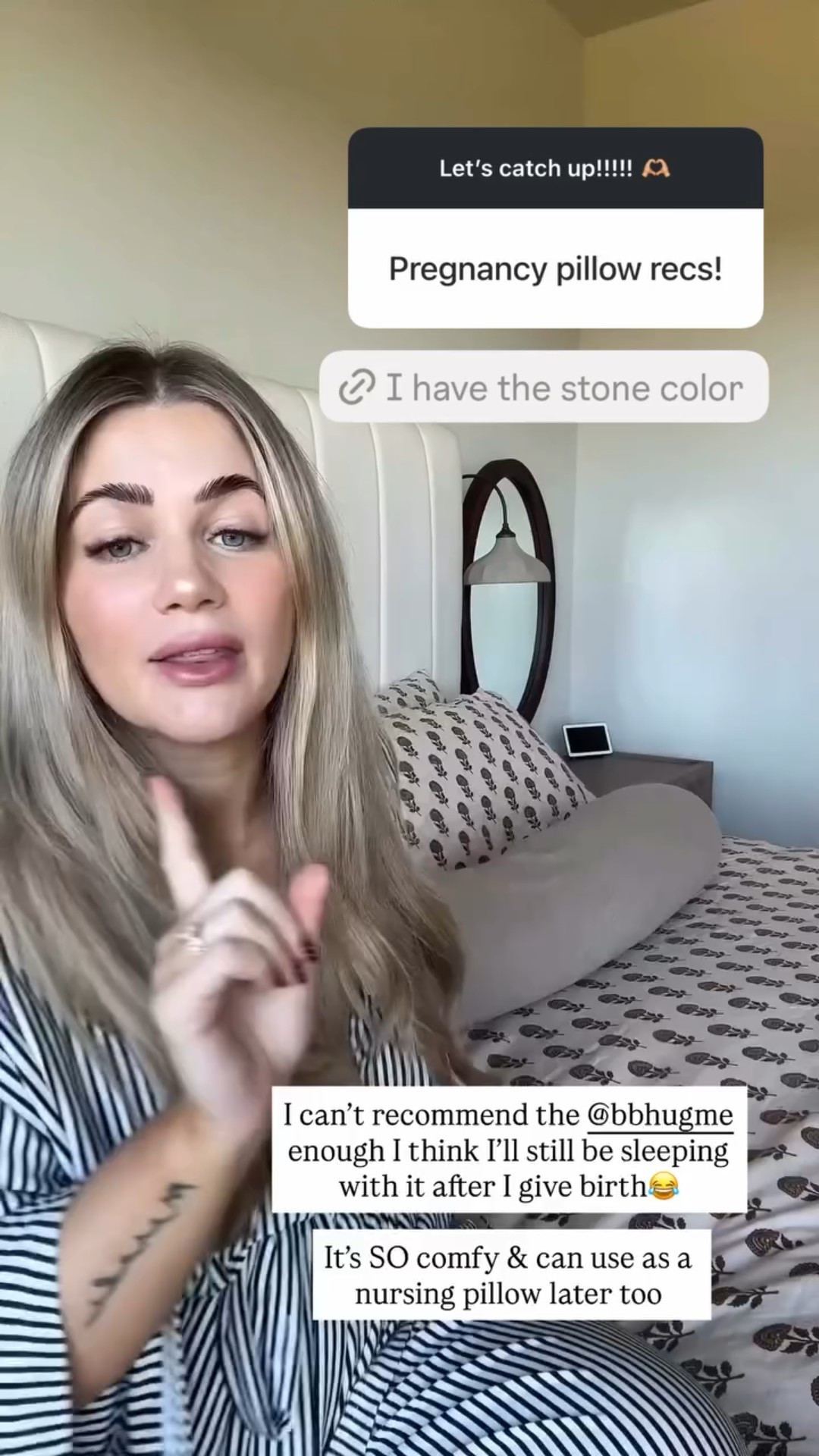 I can’t recommend the @bbhugme enough I think I’ll still be sleeping with it after I give birth😂 

It’s SO comfy & can use as a nursing pillow later too