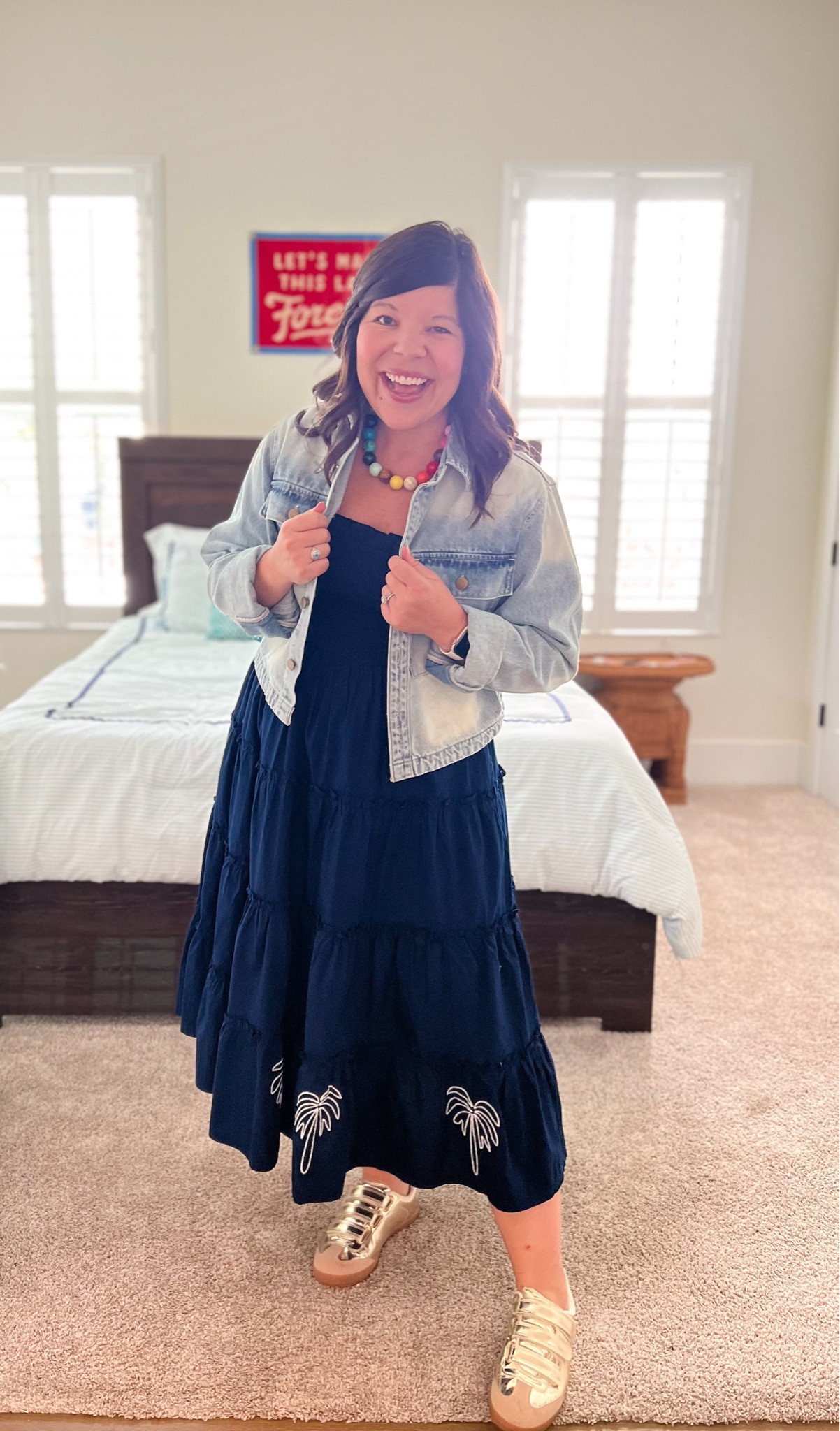 Teacher outfit for back to school!

Size small in jacket and dress 💙

#LTKootd #LTKmomlife #LTKSeasonal