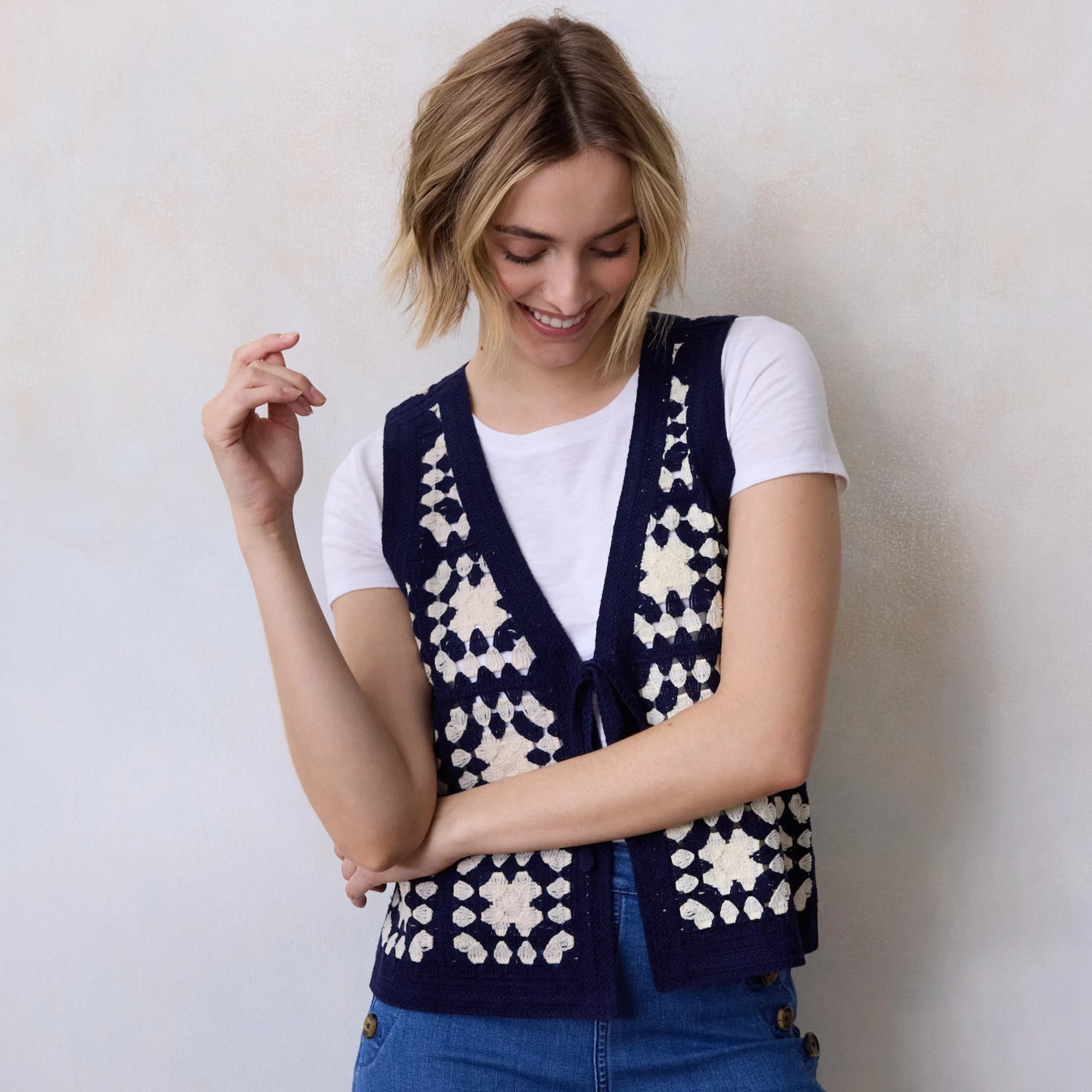 Women's LC Lauren Conrad Crochet Vest | Kohl's