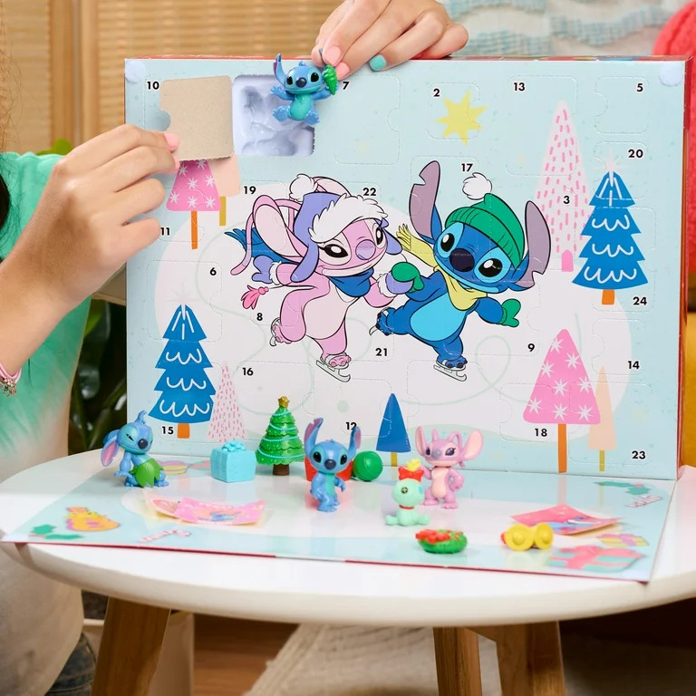 Disney Stitch Advent Calendar, 24 Surprises Inside, Kids Ages 5 and up | Walmart (US)